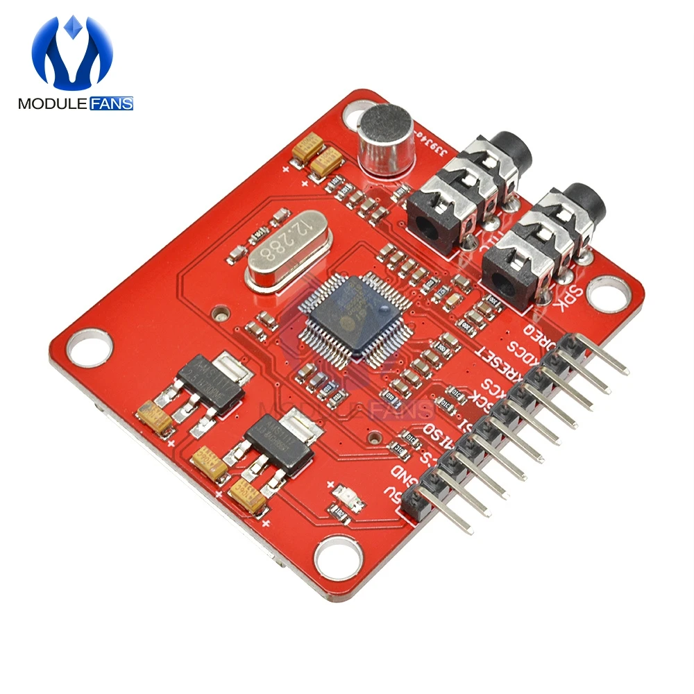 VS1053 VS1053B модуль MP3 для Arduino UNO коммутационная плата со слотом SD карты Ogg Запись в