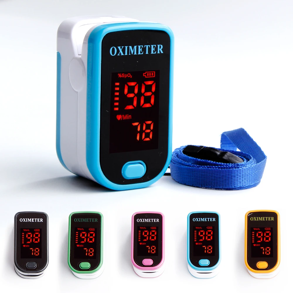 

Portable Finger Oximeter Medical Equipment Home Blue Oximeters Saturometro Heartrate Monitor LCD Oximetro Pulsioximetro