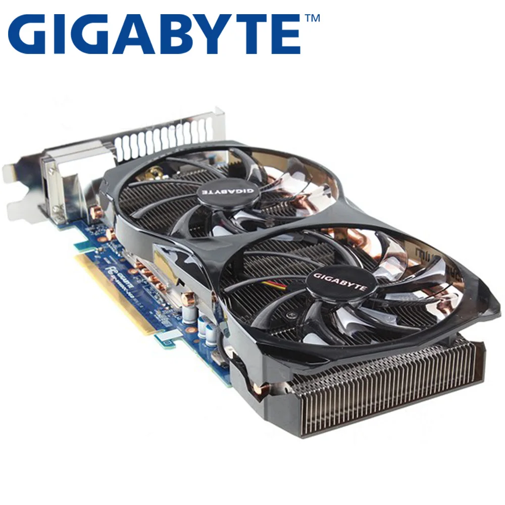 Видеокарта GIGABYTE GTX660 2 Гб 192 бит GDDR5, графические карты для VIDIA Geforce GTX 660 б/у VGA-карты, мощнее чем GTX 750 Ti-3