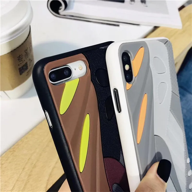 Американский тренд Kanye Omari West кроссовки чехол для iPhone X XS MAX XR 7 8 plus 3D подошвы подошва силикагель мягкий силиконовый чехол