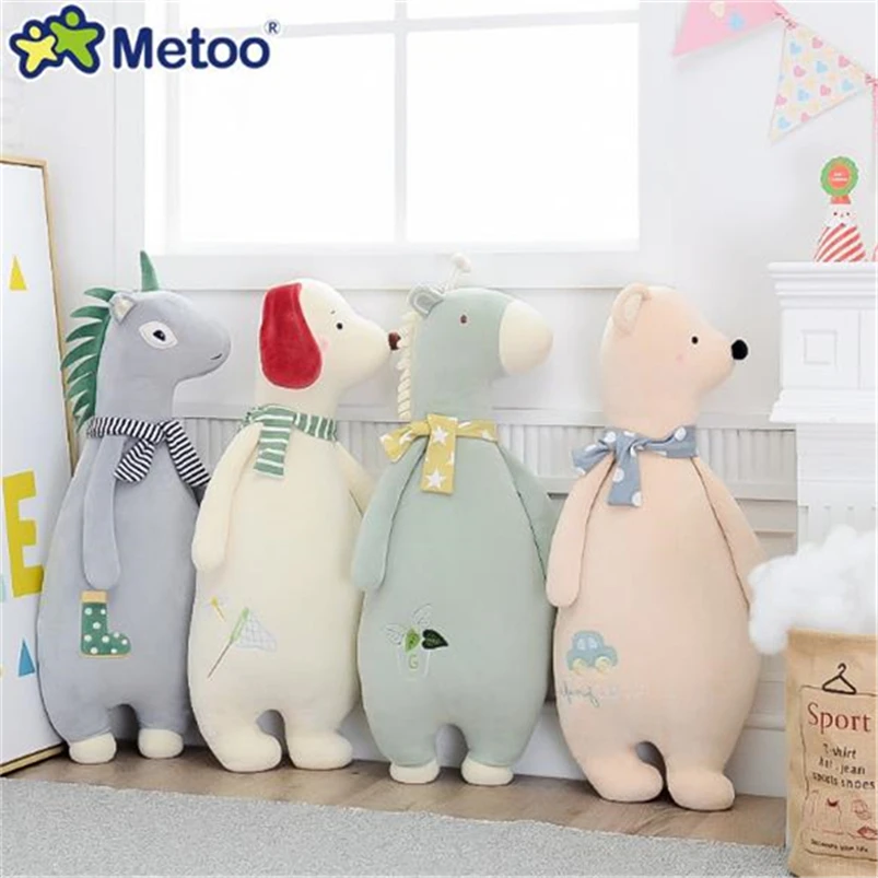 

Kawaii Metoo Rabbit Doll Genuine Stuffed Animal pillow sleep Soft Plush Toy creative cartoon pillow plush doll XK29