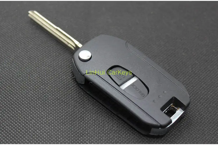 Pinecone для ключа чехол для MITSUBISHI ASX OUTLANDER GRANDIS PAJERO SPORT дистанционный ключ 2 кнопки пустой клинок Автомобильный ключ крышка 1 шт