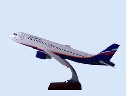 47 см Смола России Airlines Airbus A320 самолетов Аэрофлот Воздушный самолет Модель United Airlines Boeing 747 модель самолета