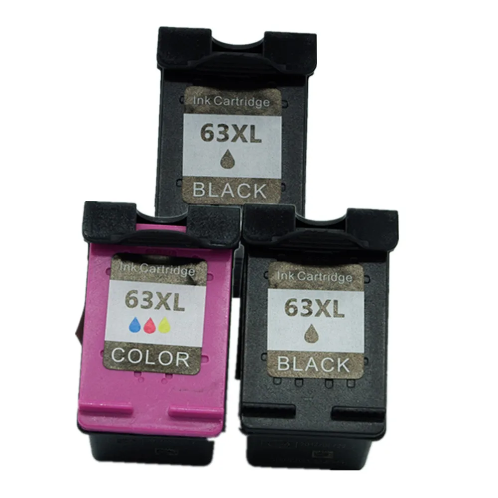 Cartuchos De Tinta De Imesora HP 63XL Remanufactured