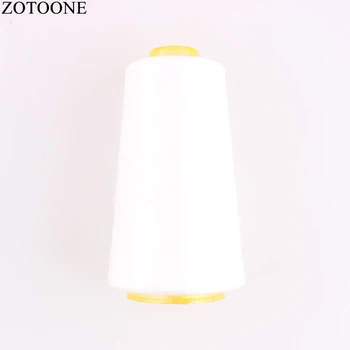 

ZOTOONE 3000Y 40S/2 Spool White Polyester Sewing Threads for Leather DIY Sewing Machine Yarn Threads Apparel Sewing Accessory D1