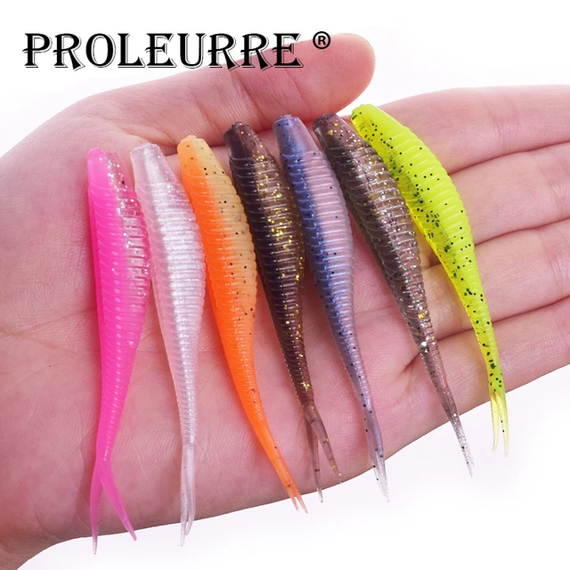 Pva Releaseversatile Fork Tail Worms Soft Lures 5/10pcs - Silicone Bass  Carp Bait