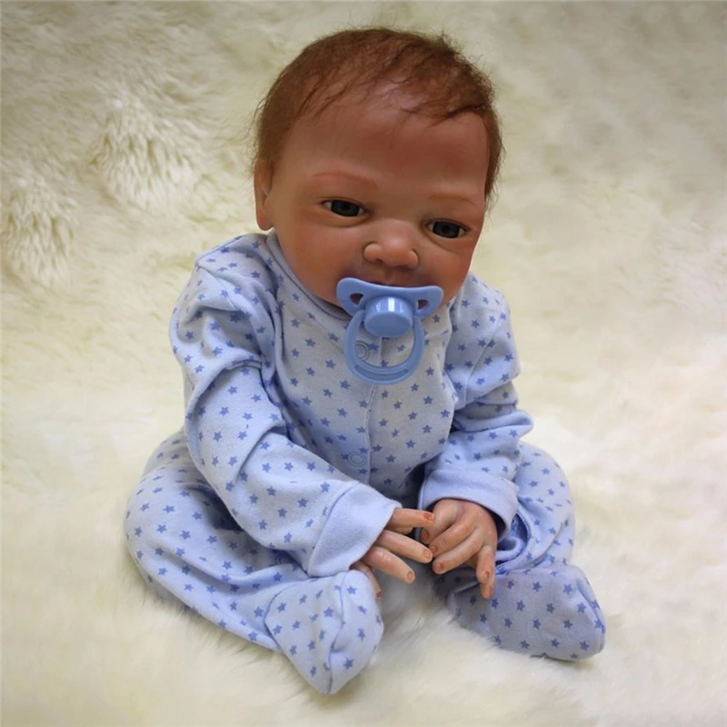 Куклы для новорожденных; Bebe Reborn Dolls; 46 см; мягкая виниловая силиконовая кукла для новорожденных; милые игрушки для девочек; подарок на день рождения для мальчиков