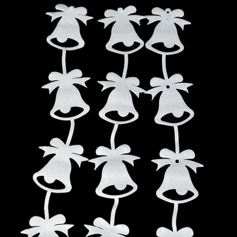 3Pcs white Snowflakes Artificial snow Frozen wall Hanging Paper string decor For Party/ Wedding /Christmas Decoration