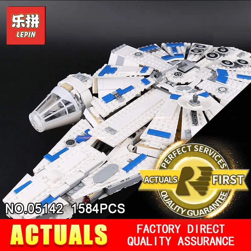 

LEPIN 05142 STAR Building Blocks Force Awakens Kessel Run Millennium 75212 Toys Falcon Model Kids Toy Christmas Gift WARS
