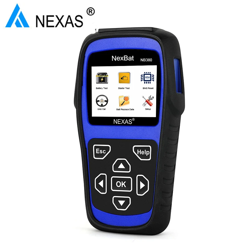 

2018 NEW Original NEXAS NB380 Car Diagnostic Tool 12V/24V Battery Tester Starter & Charging System Scanning Tool