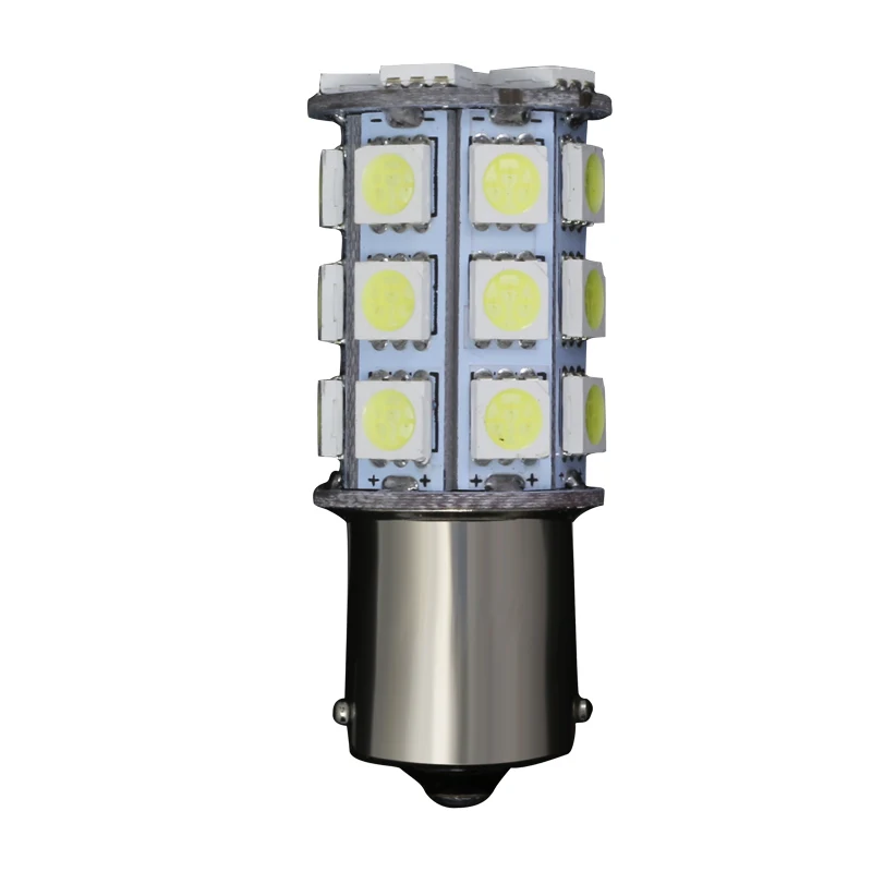 1x1156 BA15S 1157 BA15D T20 7443 27Led 5050 Автомобильные светодиодные поворотные парковочные
