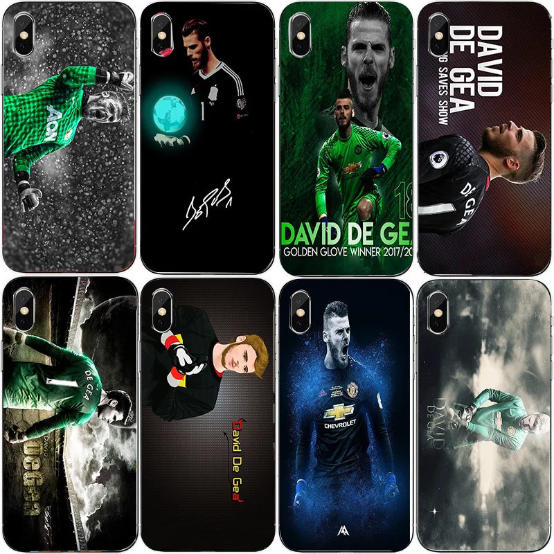 

Yinuoda ManUtd Team David De Gea Phone Case For iphone DIY Picture Black Soft TPU Cover For iPhone X XR XS MAX 7 8 7plus 6 6S 5S