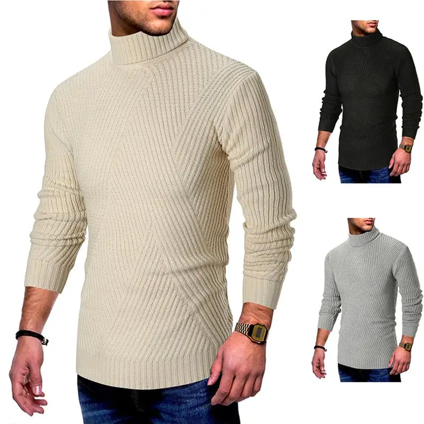 Для мужчин водолазки мужские свитера водолазка s свитеры для женщин Slim Fit пуловер