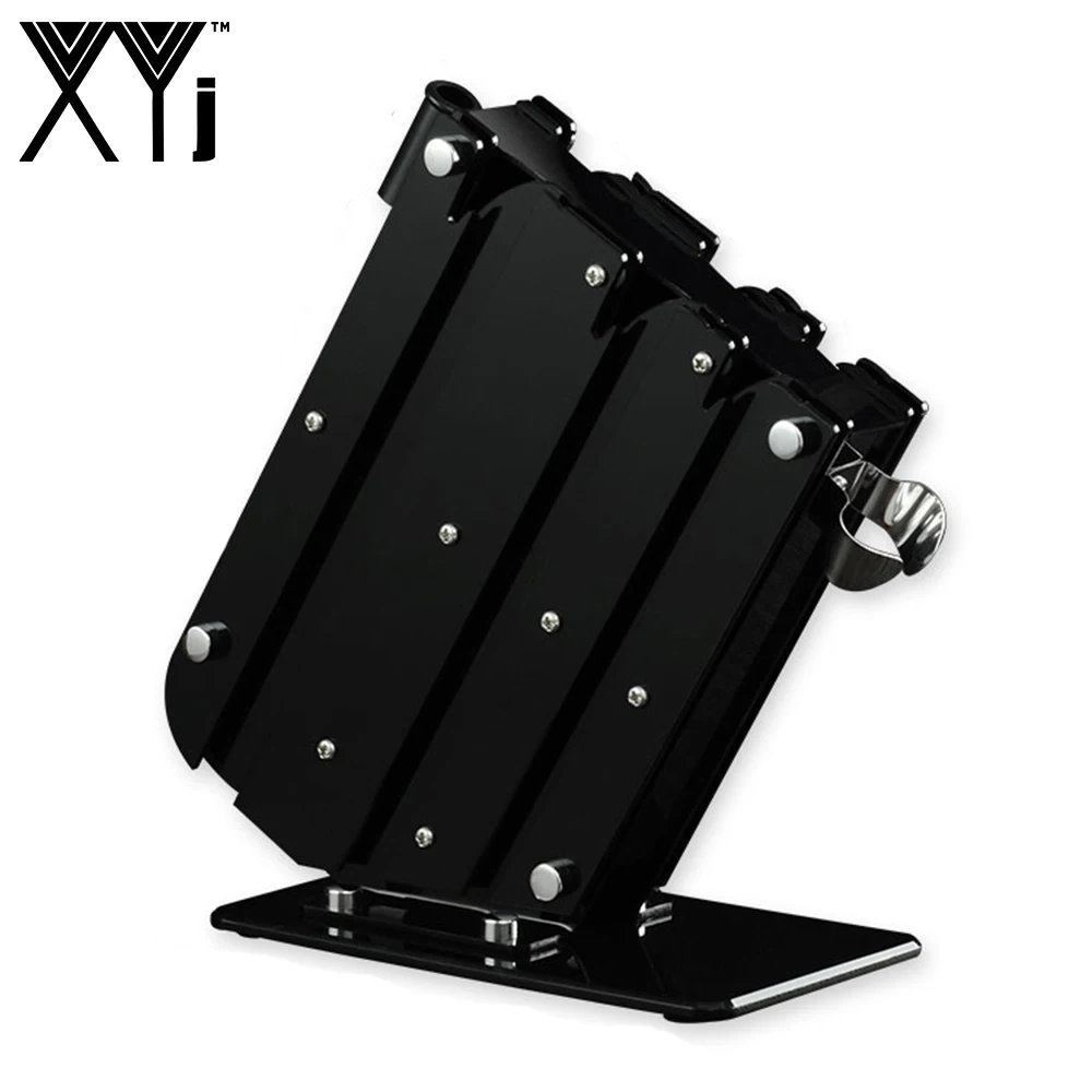 

XYj Kitchen Knife Holder Block For Stainless Steel Knife Ceramic Knife Acrylic Kitchen Knive Stand Professional Knives Set Block