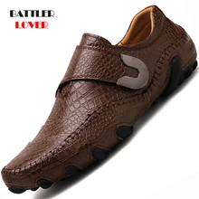 Luxury Casual Shoes Men's Loafers Genuine Leather Flat Slip On High Quality Designer Octopus Shoes Mens Moccasins Sneaker Shoes