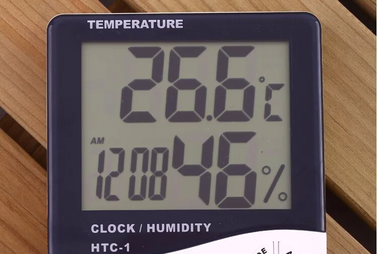 50 шт. ЖК-дисплей цифровой термометр для измерения влажности гигрометром декоративные часы электронные часы с будильником Многофункциональный измеритель домашний термометр