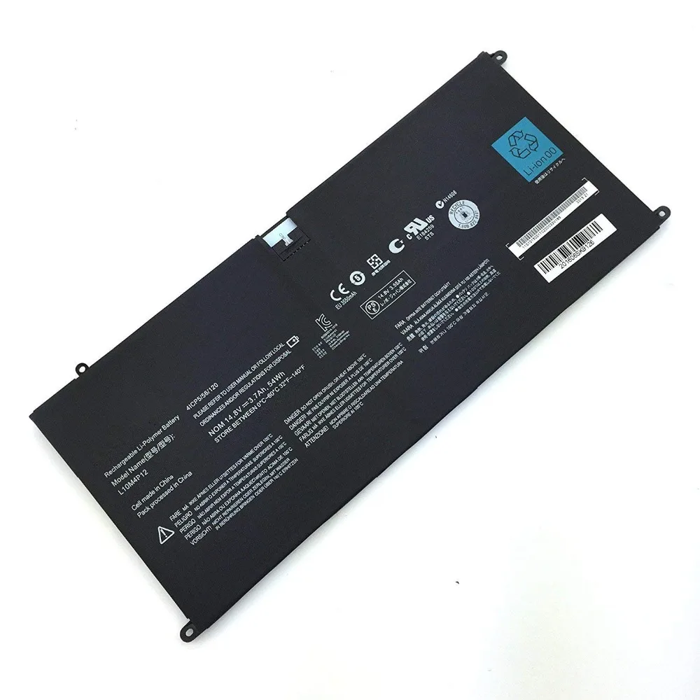 Bateria do Portátil para Lenovo Xinbox 3700 Mah Original L10m4p12 Ideapad Yoga 13 U300 U300s Series 4icp5 - 56 120 7 14.8 v 54wh - Imagem 2