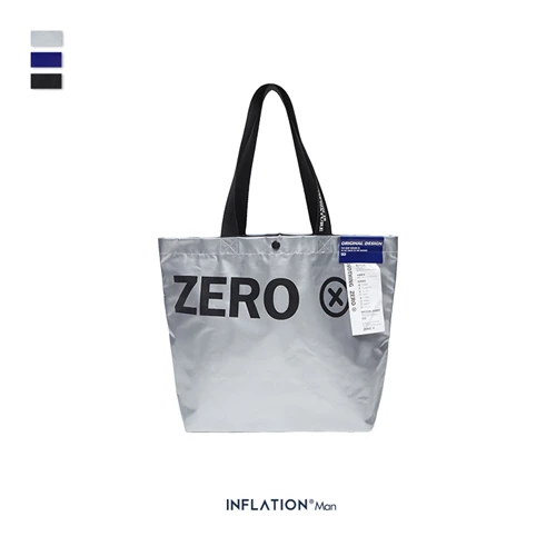 Инфляция мужская сумка модные дорожные сумки уличная хип хоп сумка ручной сумки для мужчин и женщин Новая мода рюкзак для пар 219AI2019 - Цвет: silver