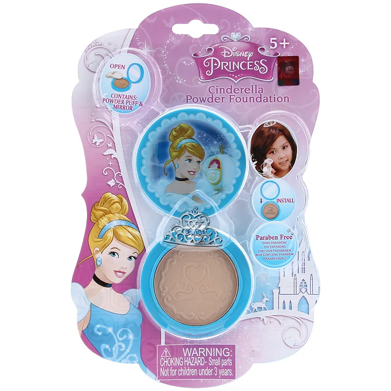 Disney детская пудра нетоксичный принцесса играть дома игрушки для девочек шоу