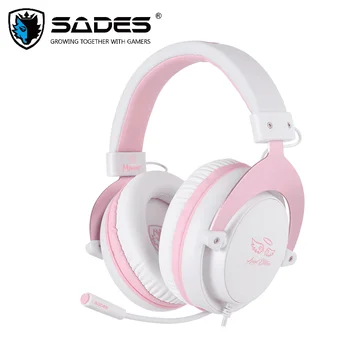 

SADES Gaming Headset Headphones 3.5mm Mpower For PC/Laptop/PS4/Xbox One(2015 version)/Mobile/VR/Nintendo Switch