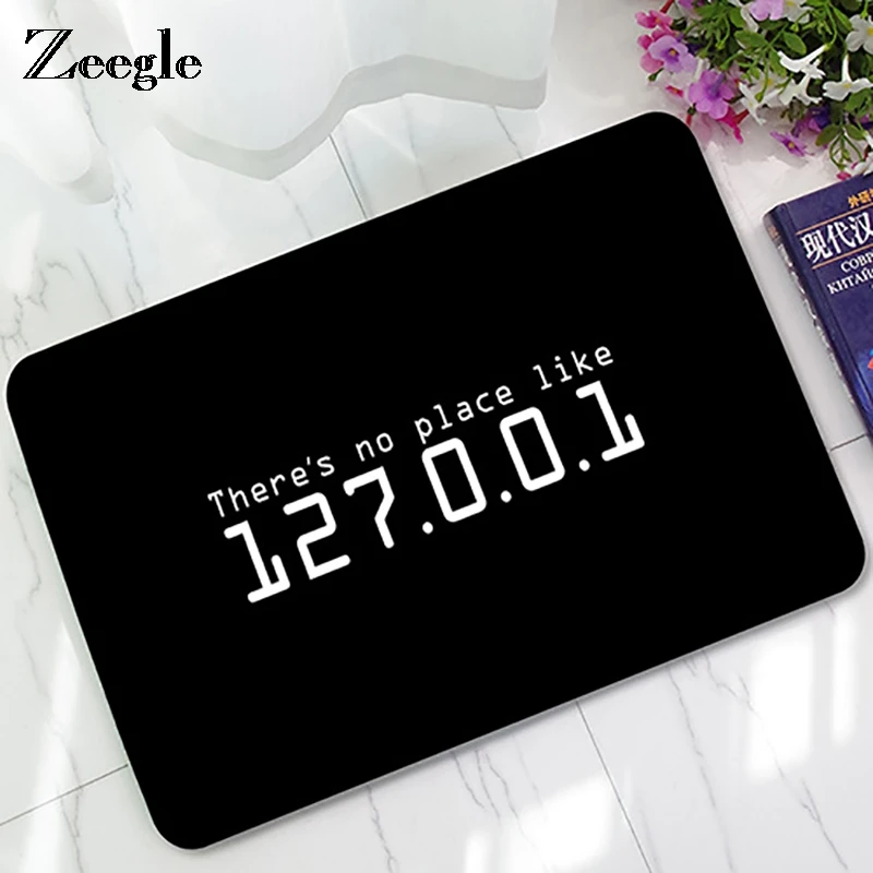 Zeegle напольный коврик для прихожей с рисунком слова, ковер для гостиной, кофейный столик кресло, нескользящий коврик для ванной
