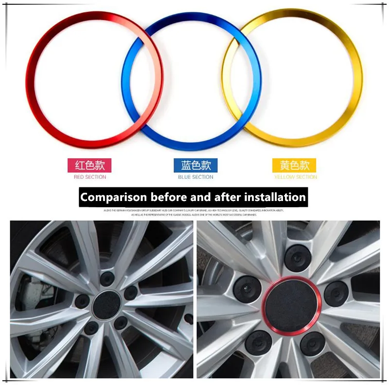 Car Decal Wheel Center Hub caps Rim Caps Auto Stickers Car Styling