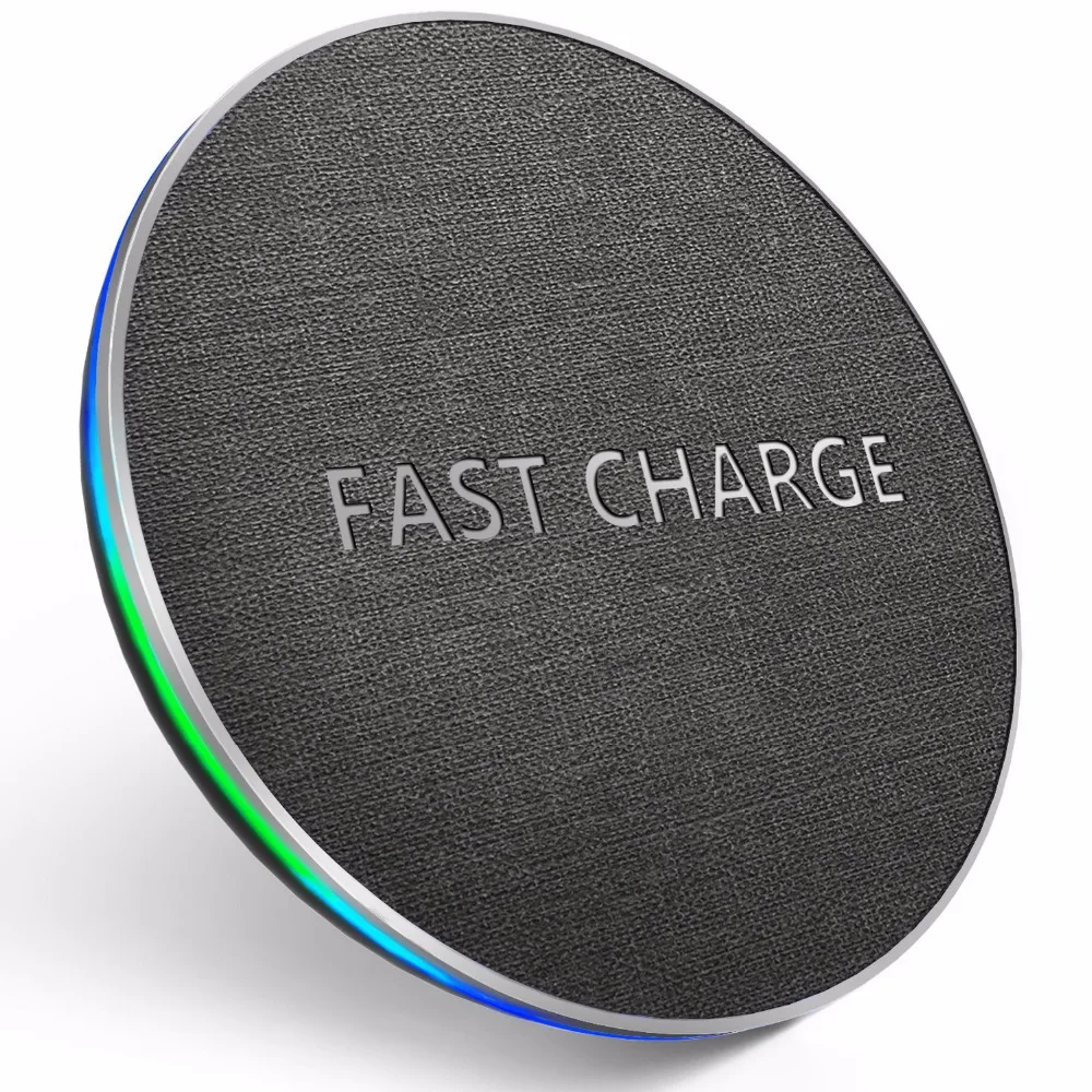 GETIHU 10W Qi Fast Wireless Charger For iPhone X XR XS MaX 8 Samsung Note 8 S8 S9 Plus S7 S6 Edge Phone Wireless Charging Charge