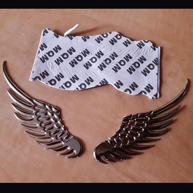 Angel Wings 3D Металлическая Автомобильная наклейка для Hyundai ix35 iX45 iX25 i20 i30 Sonata Verna Solaris