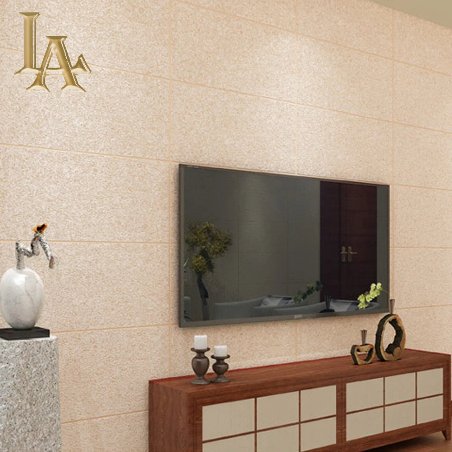 Modern Simple 3D Imitation Marble Tiles Lattice Wallpaper Bedroom Living Room TV Backdrop Flocking Non-woven Striped Wall Paper Modern Simple 3D Imitation Marble Tiles Lattice Wallpaper Bedroom Living Room TV Backdrop Flocking Non-woven Striped Wall Paper