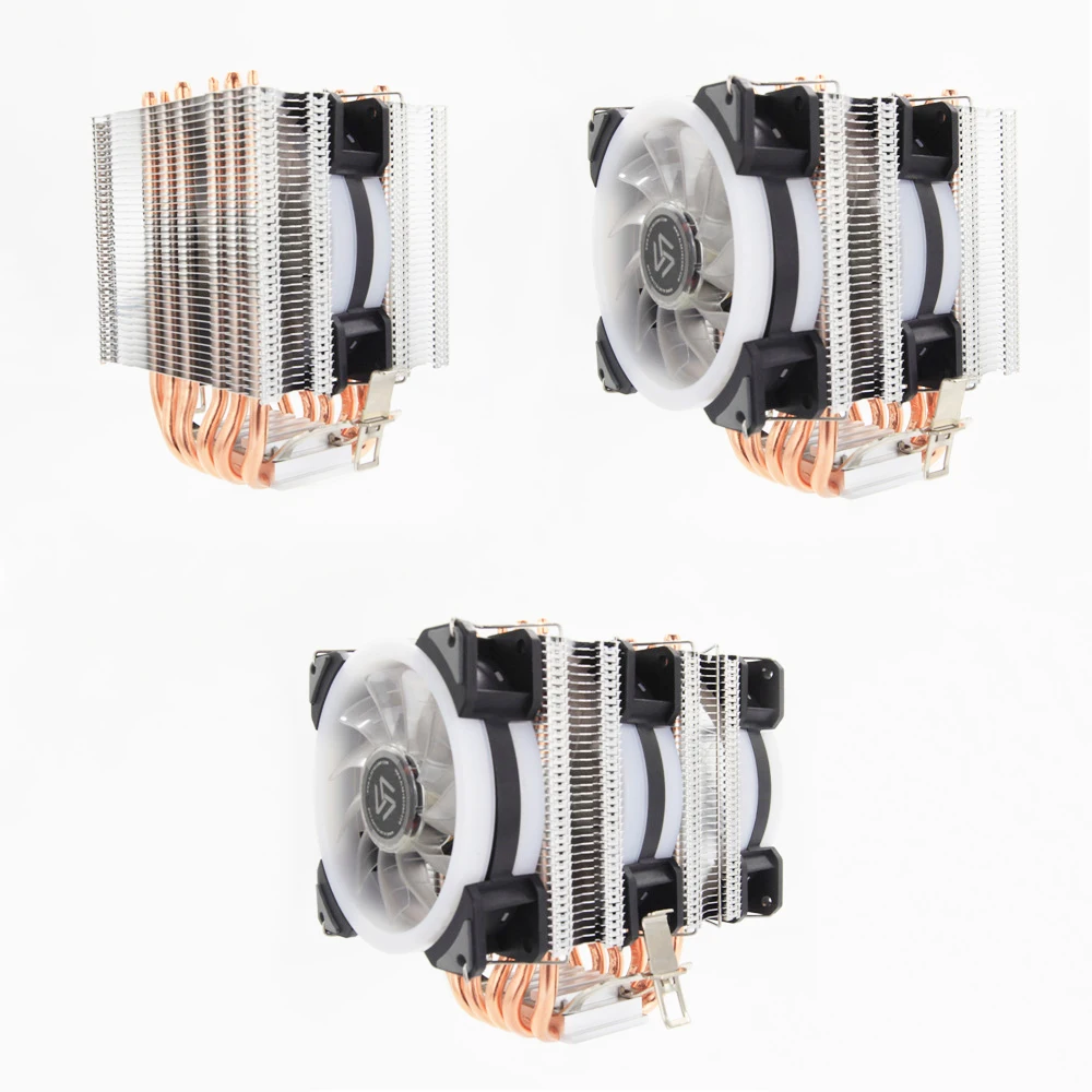 Alseye Dr-90 Cpu Cooler Heatpipe com Rgb 4pin Cpu Ventilador Cpu Refrigeração Nova Chegada Suporte Lga775 115x 1200 1366 2011 de Alta Qualidade Ventiladores e resfriadores - Imagem 5
