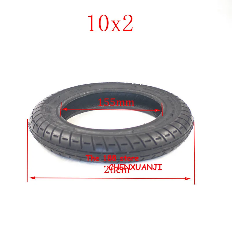 

Upgrade 10 Inch Xiaomi Mijia M365 Electric Scooter Tire 10x2 Inflation Wheel Tyre with Inner Tube 10*2 (54-156) Pneumatic Tyre