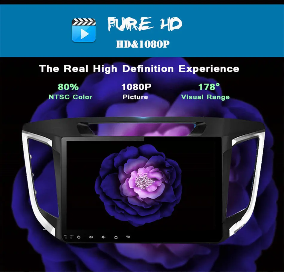 Best 2 din multimedia Radio player ips Android 9.0 For Hyundai ix25 Creta 2014-2018 with GPS Navigation Stereo Audio Player (No dvd) 4 Best 2 din multimedia Radio player ips Android 9.0 For Hyundai ix25 Creta 2014-2018 with GPS Navigation Stereo Audio Player (No dvd) 4