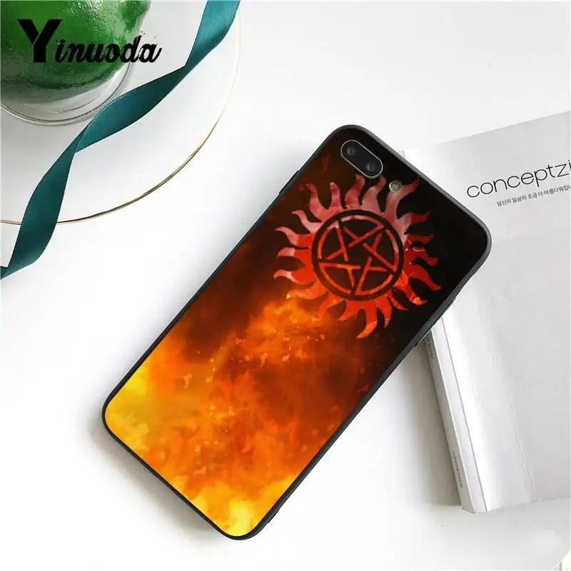 Yinuoda Сверхъестественное ТВ фильм Coque Оболочка Чехол для телефона для iPhone 8 7 6 6S Plus X XS MAX 5 5S SE XR 10 чехол s