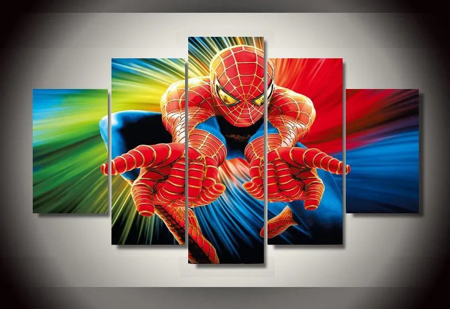Spiderman Wall Decor 2015 newest spiderman wall art decoration painting on canvas 5 Spiderman Wall Decor 2015 newest spiderman wall art decoration painting on canvas 5