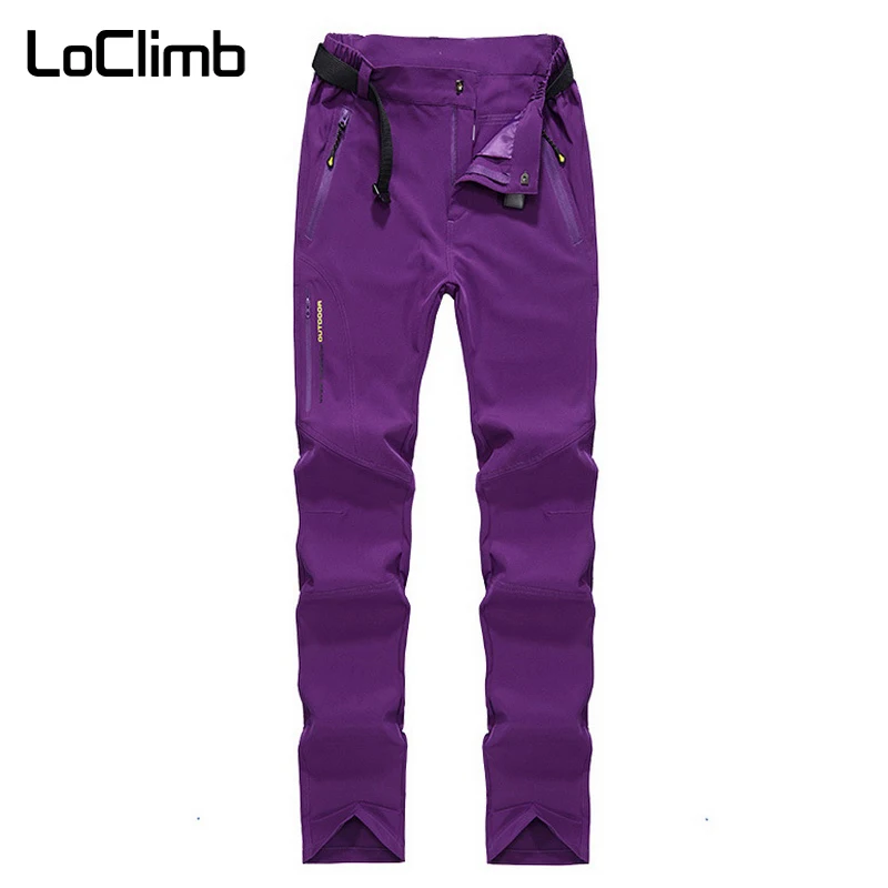 LoClimb mujeres Stretch pantalones de Trekking 2018 escalada deportes de secado rápido pantalones para las mujeres viaje de Camping al aire libre senderismo pantalones, AW163 LoClimb mujeres Stretch pantalones de Trekking 2018 escalada deportes de secado rápido pantalones para las mujeres viaje de Camping al aire libre senderismo pantalones, AW163