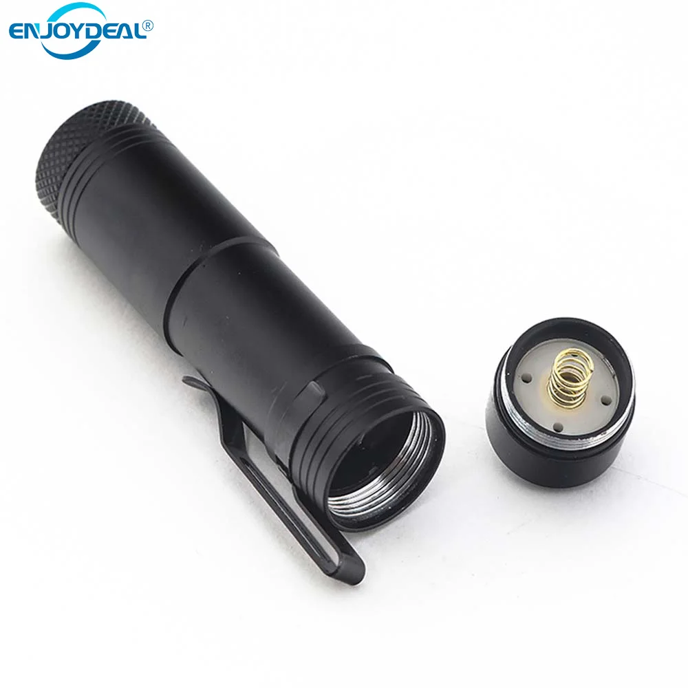 Портативный мощный светодиодный фонарик с зажимом 4 режима 2000 лм|led flashlight 2000|lumen