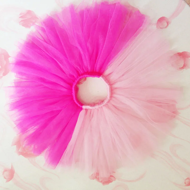 saia de tule duas cores