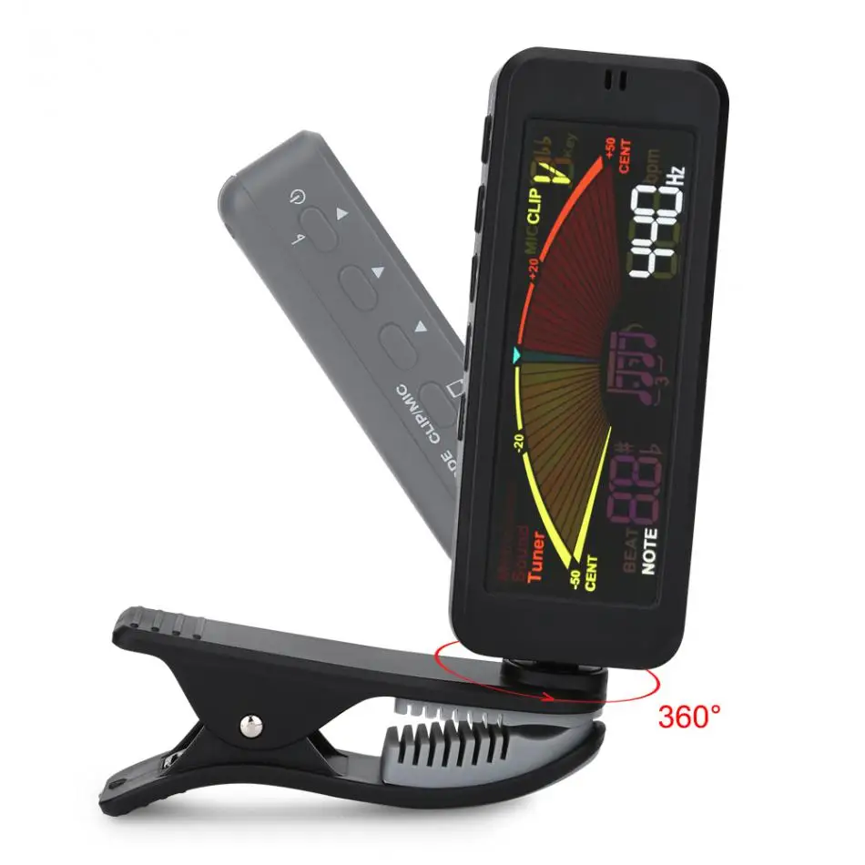 

WS Flanger FMT-209 Guitar Tuner Digital Clip-on Guitar Tuner with Clip Mount for Chromatic Guitar Bass Ukulele Violin