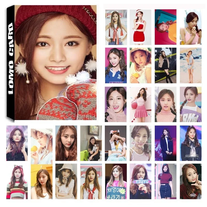 

30Pcs/set KPOP Twice Tzuyu Single 03 Album HD Photo Card PVC Cards Self Made LOMO Card Photocard
