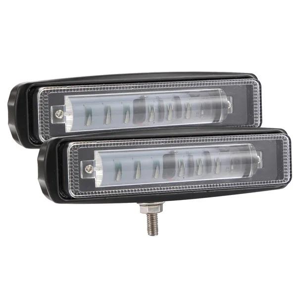 1pcs/2PCS 7 inch 120W convex lens LED Light Bar for Driving Offroad Boat Car Tractor Truck 4x4 SUV Single Row 8D Blue Spotlight - Color: 2PCS