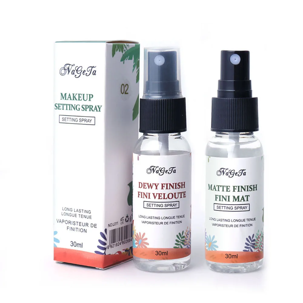 

1PC 30ML Makeup Setting Spray Matte Finish Bottle Setting Spray Oil-control Natural Long Lasting Make Up Fix Foundation TSLM2