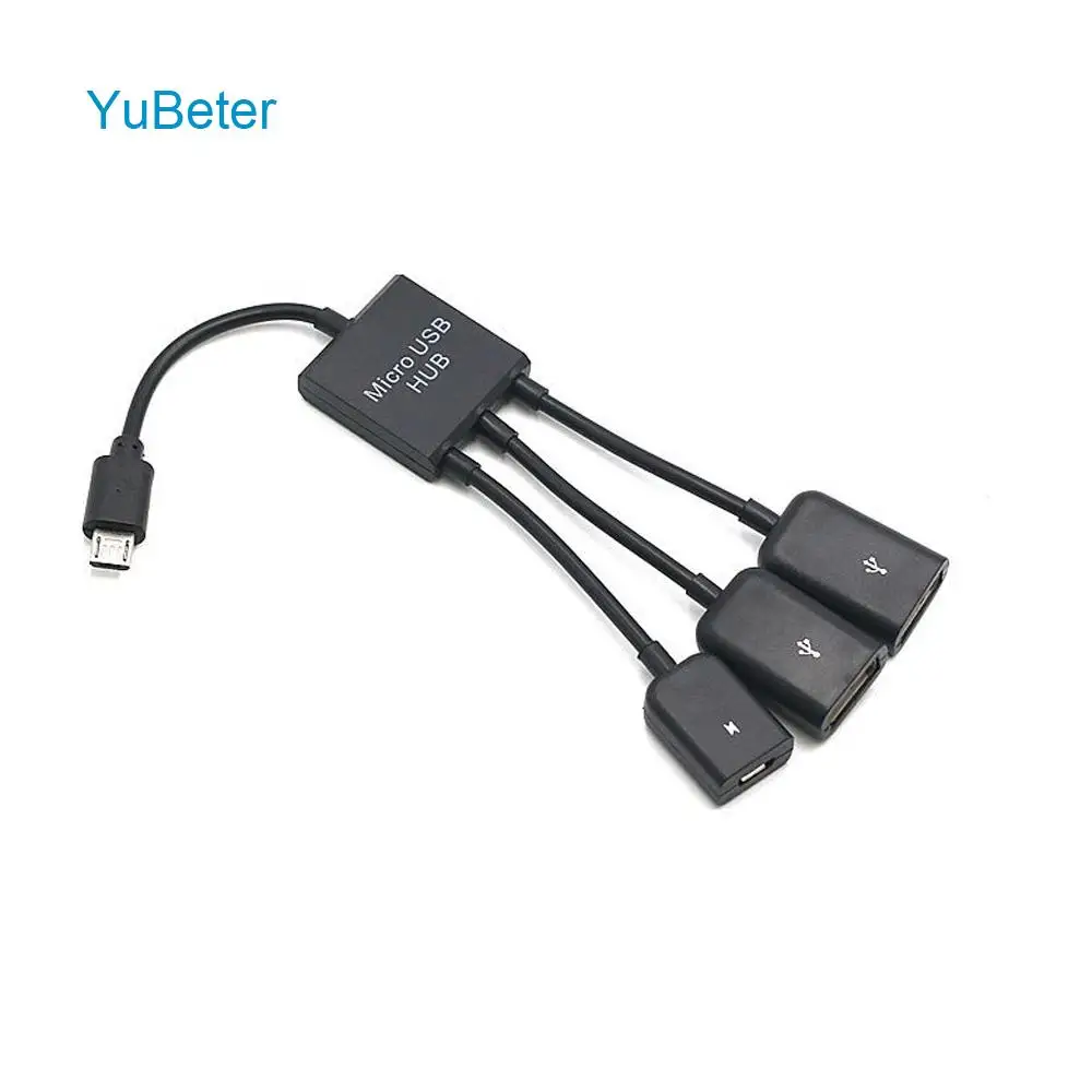 

YuBeter USB to Micro USB Cable Converter OTG USB 2.0 Multifunction Adapter for Android Tablet Keyboard U-disk Mouse Gamepad