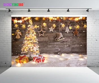 

SHENGYONGBAO Vinyl Custom Christmas theme Photography Backdrops Prop Photo Studio Background 81109-01