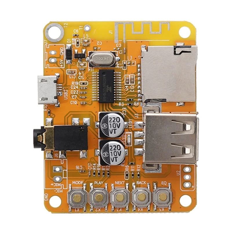 LEORY беспроводной bluetooth 4,2 USB модуль приложение управление беспроводной bluetooth аудио приемник усилительная плата с акриловой оболочкой