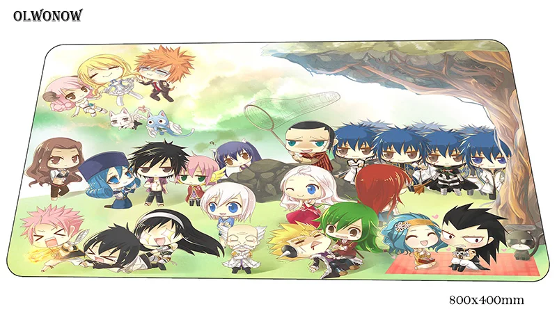Fairy tail коврик для мыши 80x40 см игровой коврик для мыши с изображением настоящей ноутбук с алюминиевым корпусом стол коврик гель padmouse игры pc gamer коврики геймпад