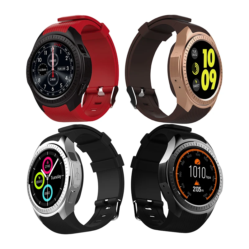 

LUOOV Men Smartwatch Sports Smart Watch For Android IOS MTK2503 Heart Rate 2G Bluetooth Call Camera SIM TF Card GPS