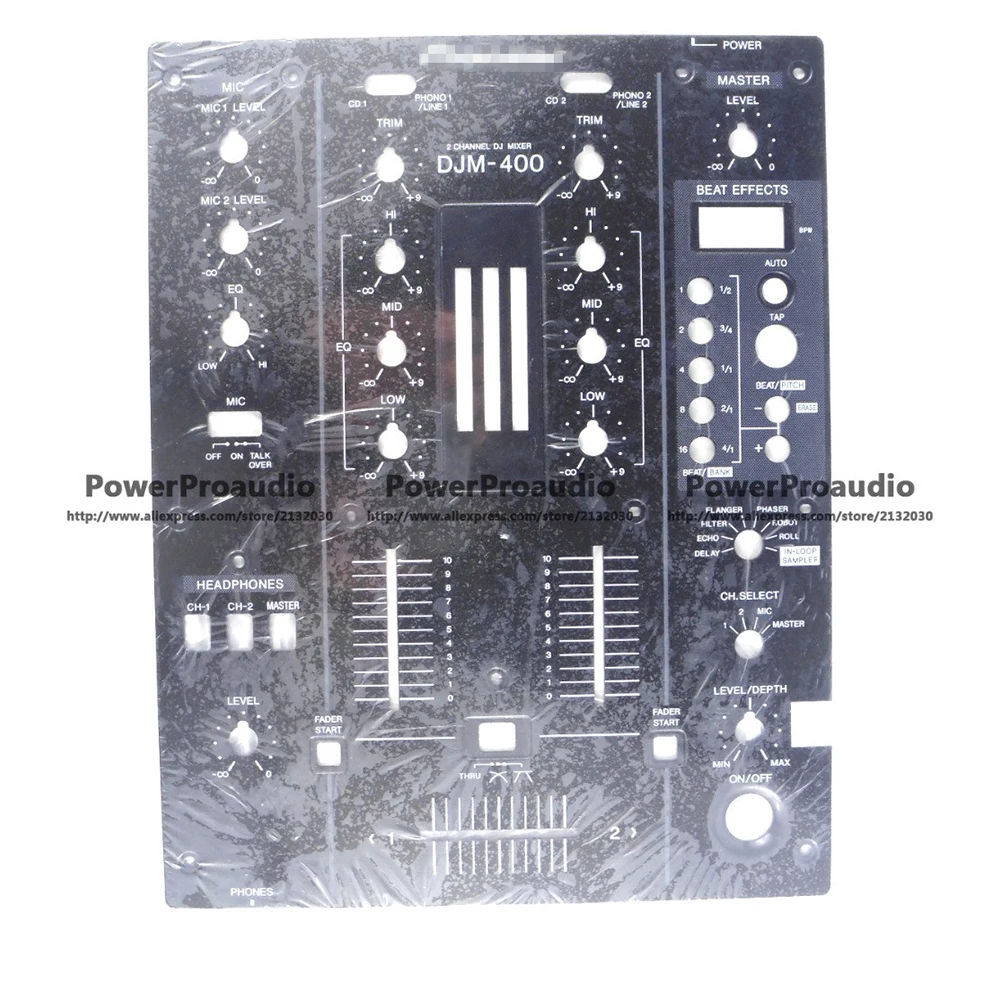 

New DJM-400 Front Plate Control Panel DNB1145 , DJM400 Mixer