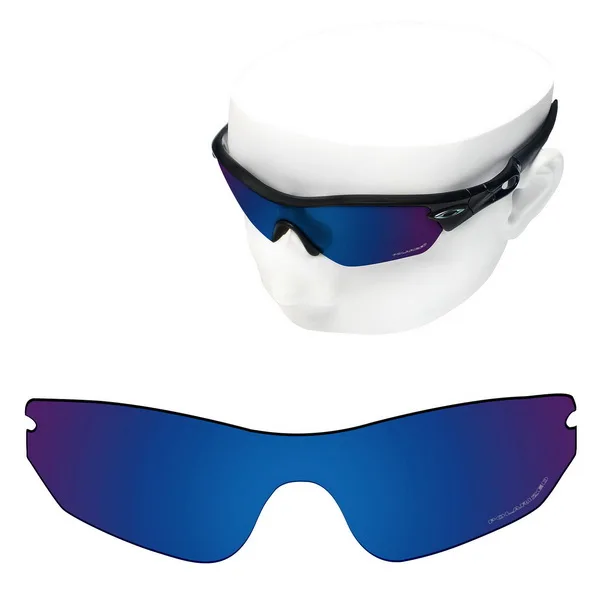 Deep Water OOWLIT Анти-Царапины Сменные линзы для-солнцезащитные очки Oakley радар край OO9184 травления поляризованных солнцезащитных очков - Цвет линз: Deep Water