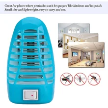 Новые лампы против насекомых светодиодный разъем электрические комары мухи Жук Насекомое ловушка уничтожитель ночника Освещение ЕС США