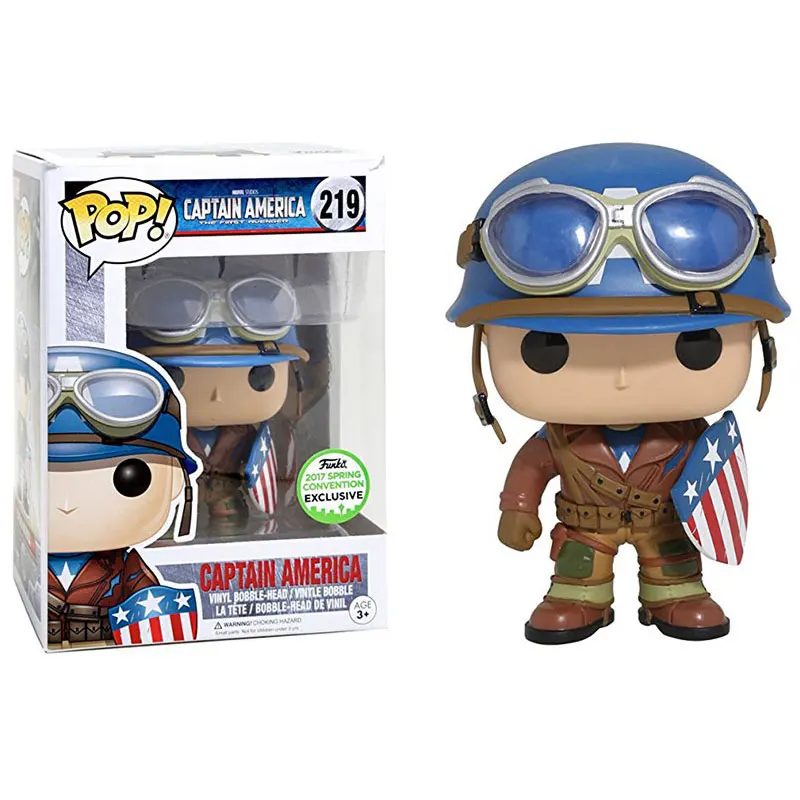 

Funko Captain America ECCC 2017 United States Captain Limited Edition figure doll popo Funko Handmade Figure With Box